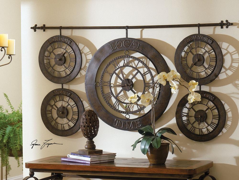 Uttermost Time Zones Wall Clock