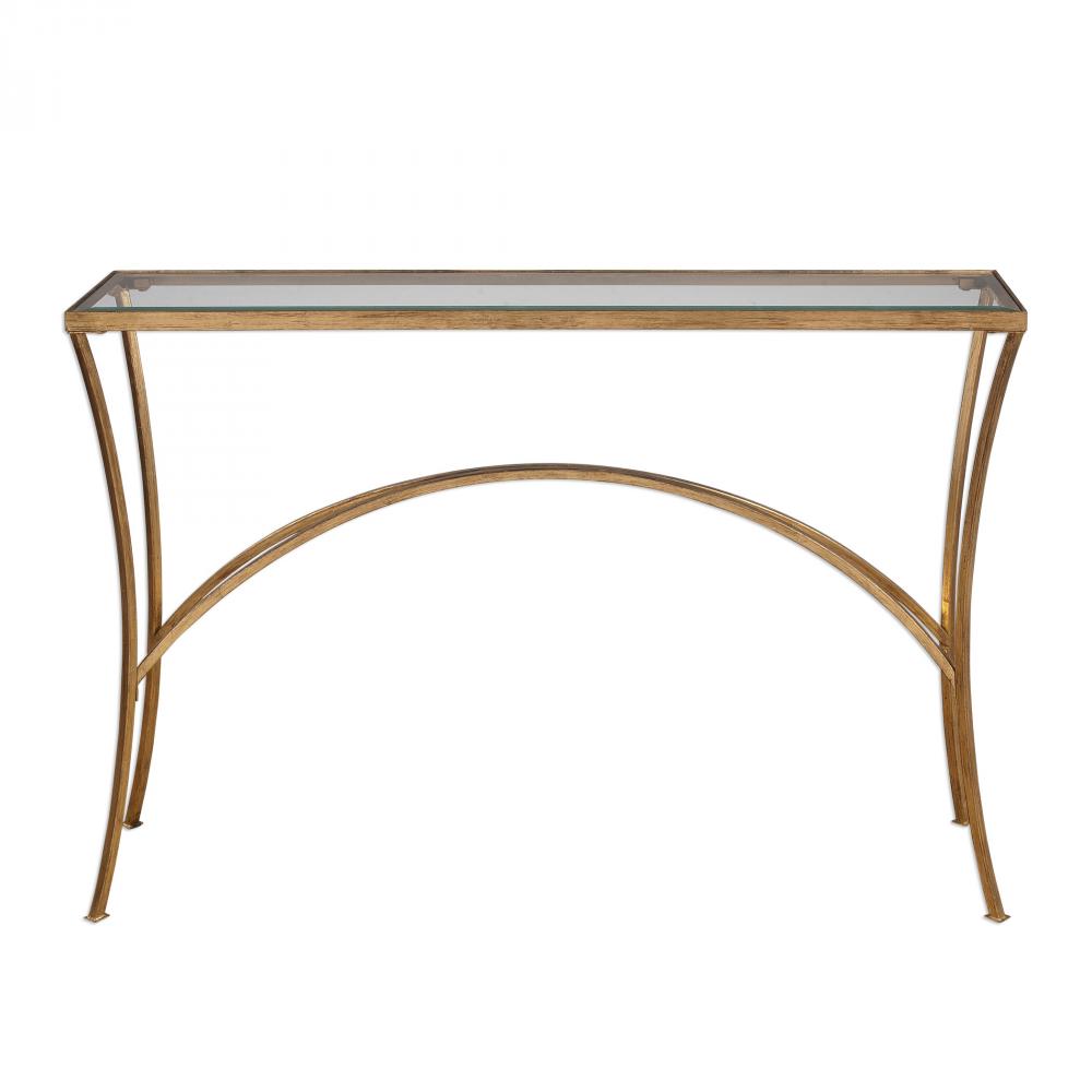 Alayna Gold Console Table