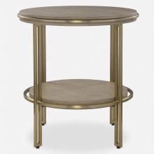 Uttermost 25747 - Elise Round Brass Side Table