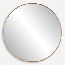 Uttermost 09928 - Junius Large Gold Round Mirror