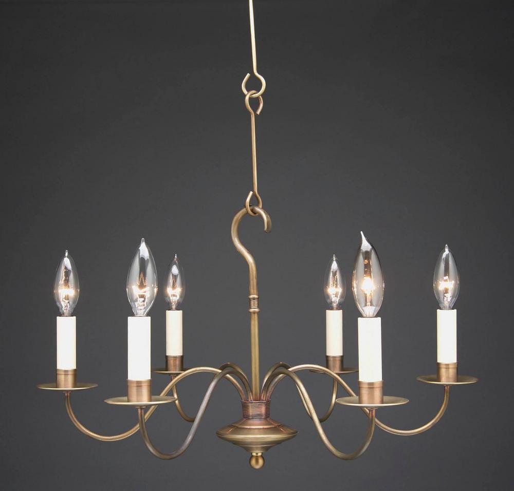 Hanging S-Arms Verdi Gris 8 Candelabra Sockets