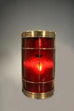 Northeast Lantern 351-VG-MED-CSG - Nautical Wall Sconce Verdi Gris Medium Base Socket Clear Seedy Glass