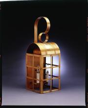 Northeast Lantern 6151-DB-LT2-SMG - Culvert Top H-Bars Wall Dark Brass 2 Candelabra Sockets Seedy Marine Glass