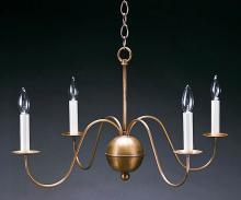 Northeast Lantern 949-DB-LT4 - Hanging S-Arms Dark Brass 4 Candelabra Sockets