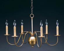 Northeast Lantern 969-DAB-LT6 - Hanging S-Arms Dark Antique Brass 6 Candelabra Sockets