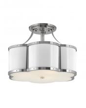 Hinkley 4444PN - Medium Semi-flush Mount