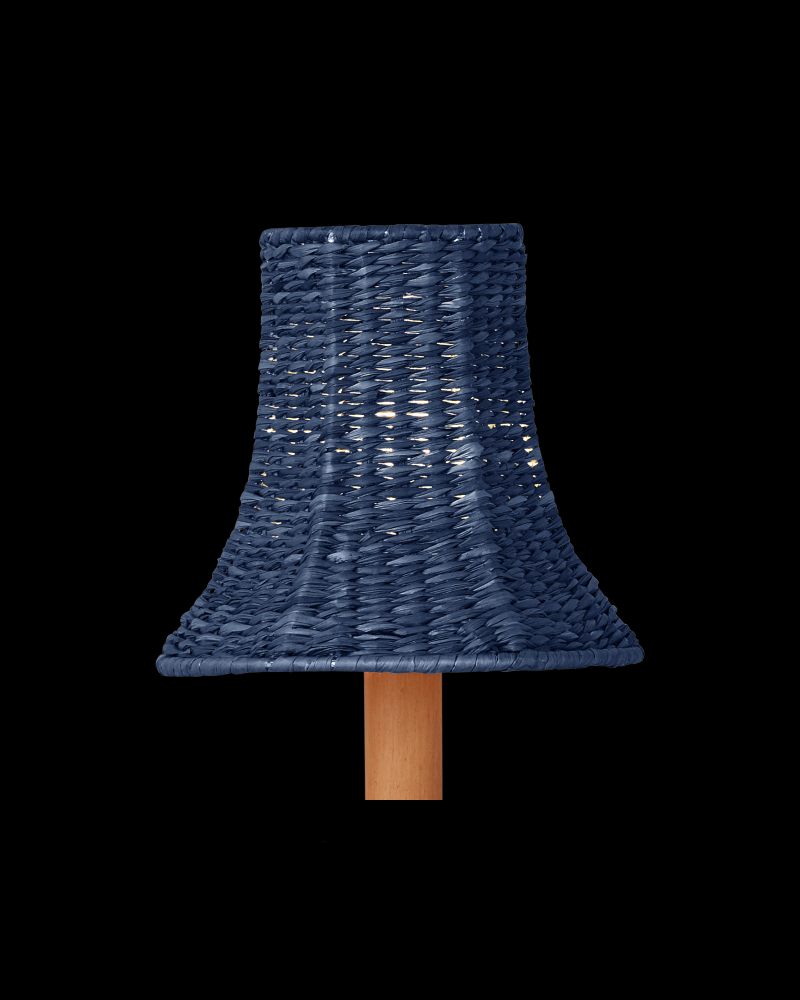 Bell Indigo Chandelier Shade