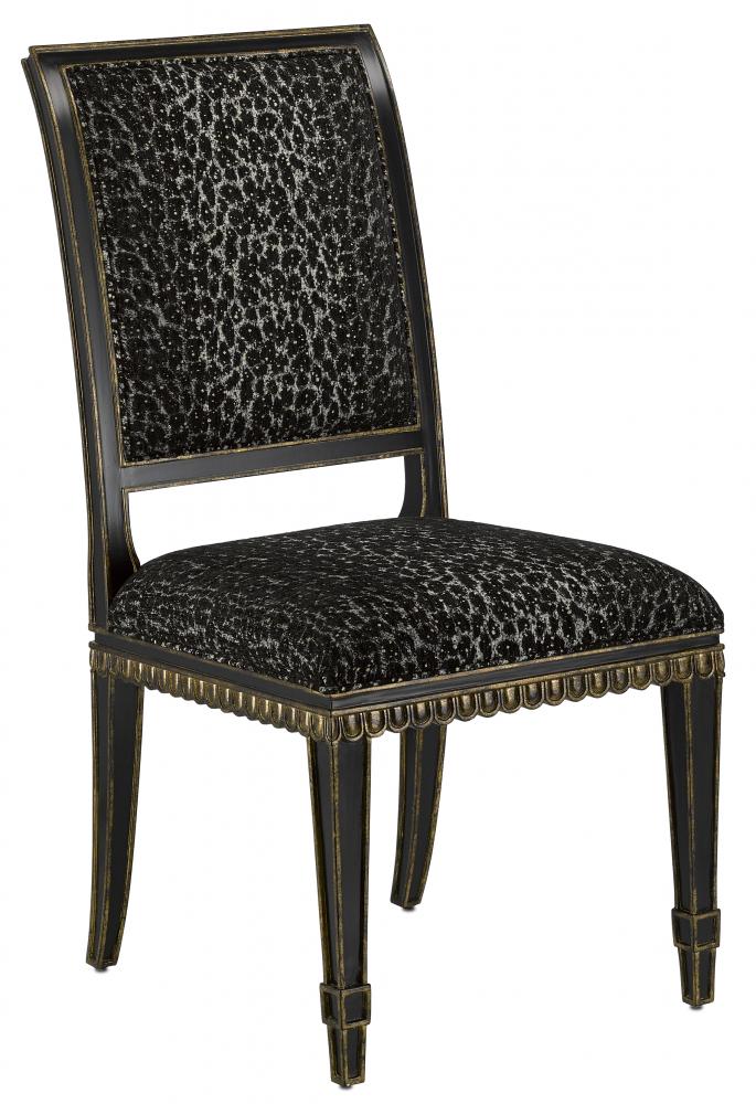 Ines Panther Black Chair