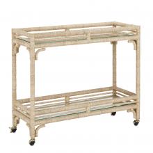 Currey 3000-0218 - Olisa Rope Bar Cart