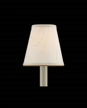 Currey 0900-0015 - Marble Cream Paper Tapered Chandelier Shade