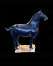 Currey 1200-0781 - Tang Dynasty Large Blue Horse