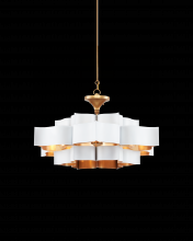 Currey 9000-0857 - Grand Lotus Large White Chandelier