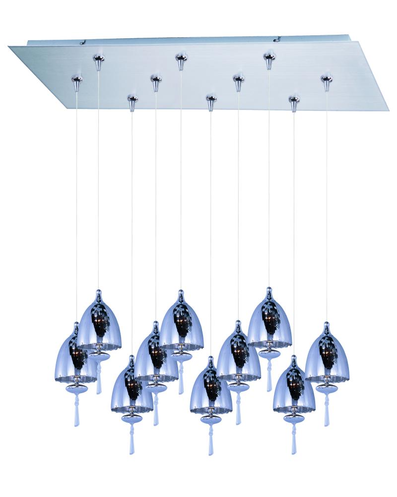 Chute 10-Light RapidJack Pendant and Canopy